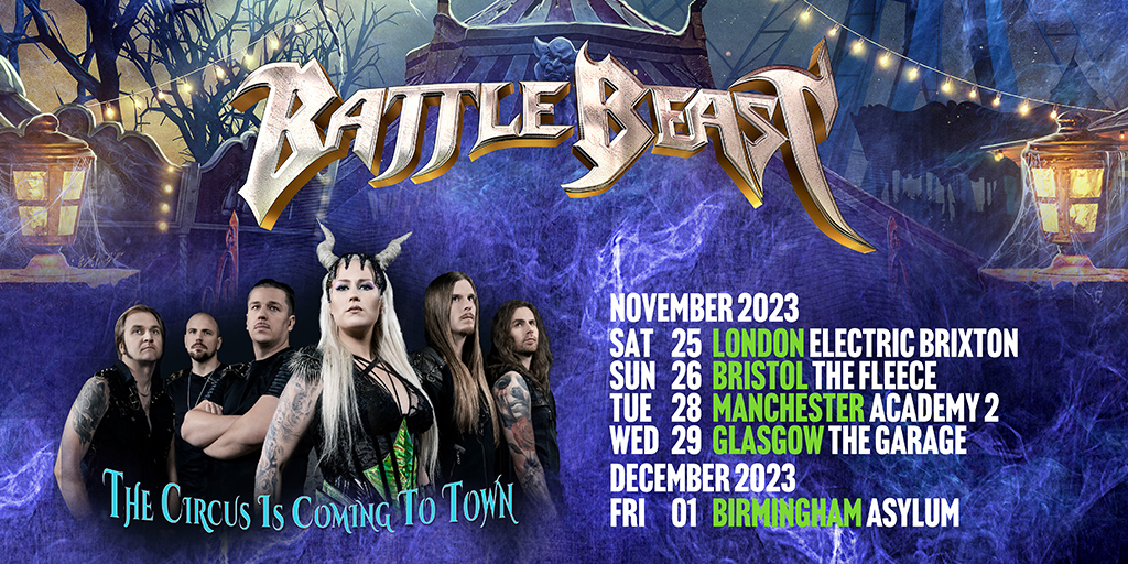 Battle Beast Tour 2023, Official Concert Tickets from MyTicket.co.uk