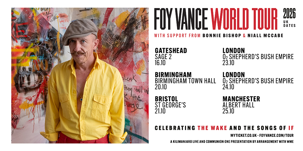 Foy Vance World Tour