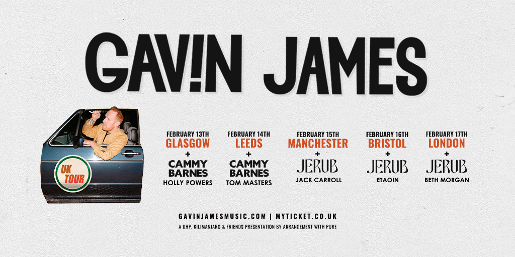 Gavin James Support