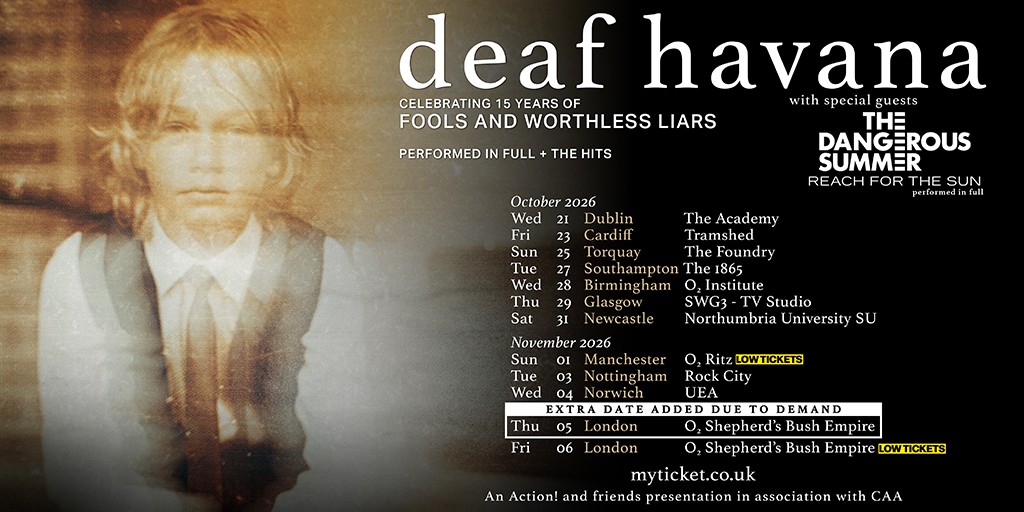 Deaf Havana – Fools & Worthless Liars + More