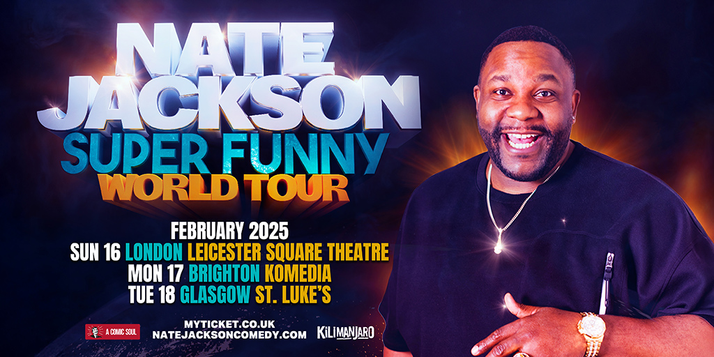 Nate Jackson Super Funny World Tour 2025, Official Concert Tickets