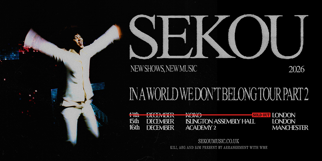 Sekou new shows