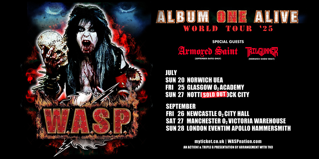 W.A.S.P. - Album One Alive 2025