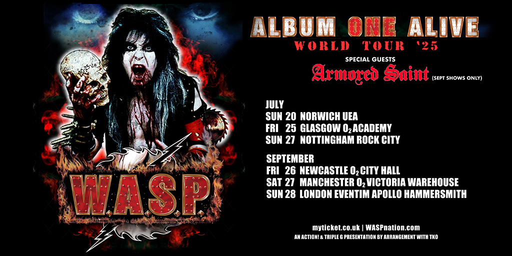 W.A.S.P. - Album One Alive 2025