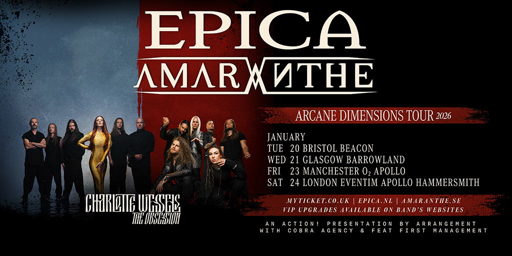 Epica & Amaranthe - Arcane Dimensions Tour 2026