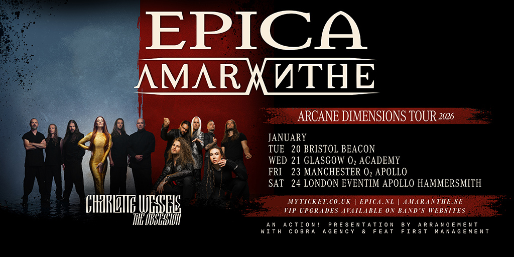 Epica & Amaranthe - Arcane Dimensions Tour 2026