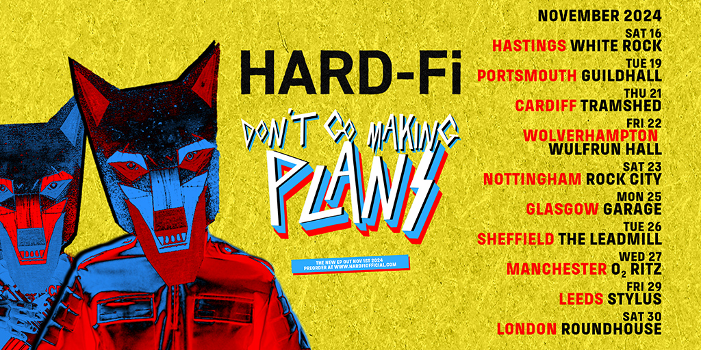 HardFi Tour 2024, Official Concert Tickets from MyTicket.co.uk