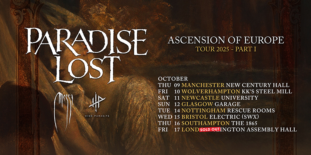 Paradise Lost - Ascension of Europe tour (pt1)