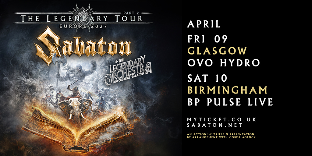 Sabaton - The Legendary Tour 2027