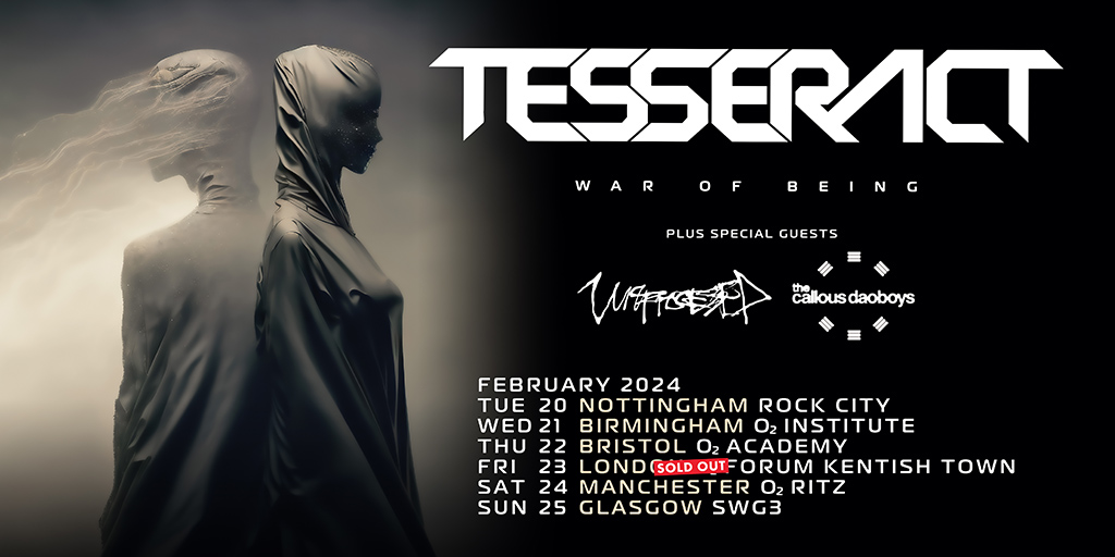 TesseracT War of Being World Tour 2024, Official Concert Tickets from