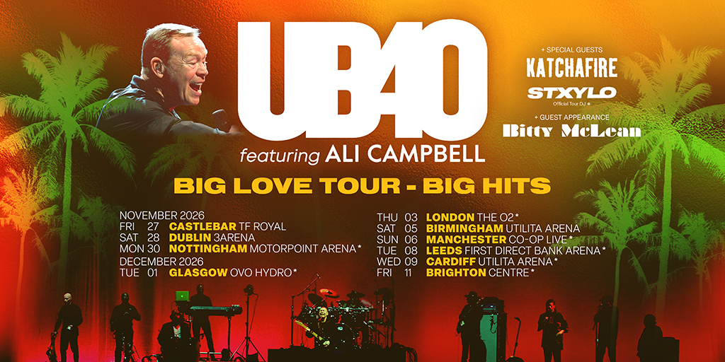 UB40 feat Ali Campbell – The Big Love Tour